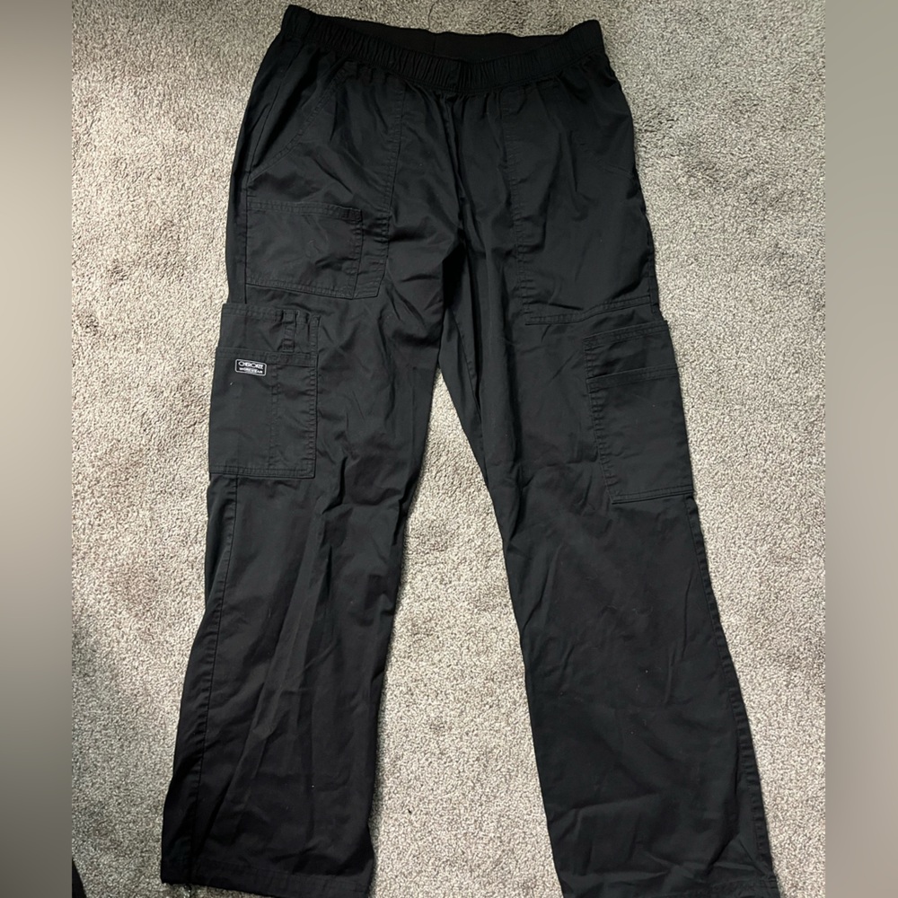Cherokee black scrub pants size medium